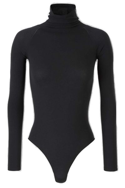 Alaïa High Neck Second Skin Knit Bodysuit