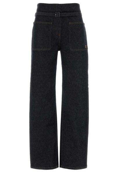 Courrèges High Waisted Belted Jeans