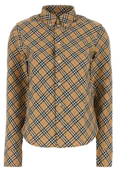 Burberry Check Printed Buttoned Shirt