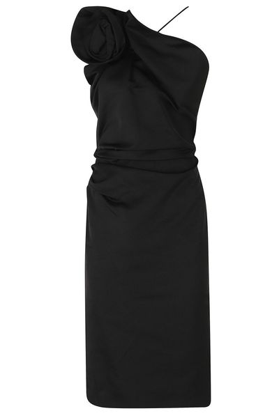 Magda Butrym Rose One-Shoulder Midi Dress