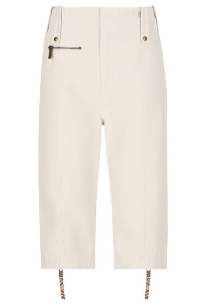 Burberry Zip-Detailed Cropped Trousers