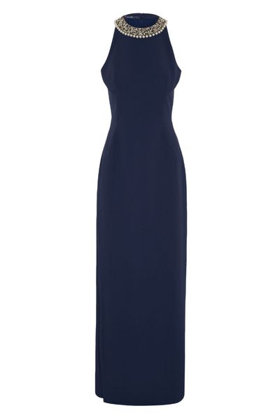 Ermanno Scervino Beaded Detailed Long Dress