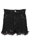 Isabel Marant Logo Patch Fringed Trim Shorts