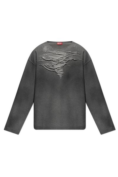 Diesel S-Ruben Distressed Sweatshirt