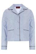 Gucci Logo Embroidered Striped Top