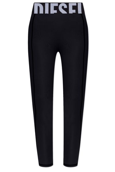 Diesel Adeline-D-Pop Logo Waistband Leggings