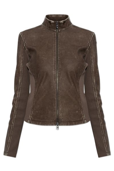 Diesel T-Hundera Fitted Biker Jacket