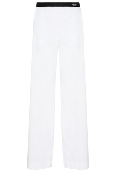 Prada Logo Waistband Pants