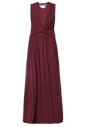 Genny Draped Cape Maxi Dress