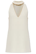 Valentino V-Neck Sleeveless Sleeveless Mini Dress