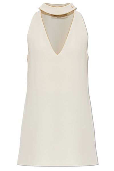 Valentino V-Neck Sleeveless Sleeveless Mini Dress