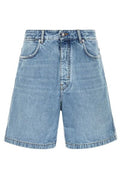 Givenchy High-Rise Denim Bermuda Shorts