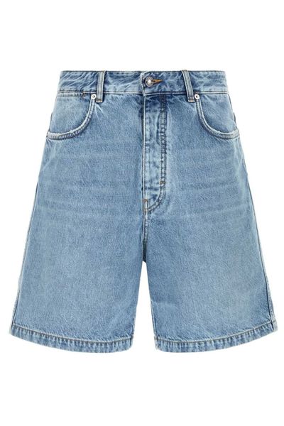 Givenchy High-Rise Denim Bermuda Shorts