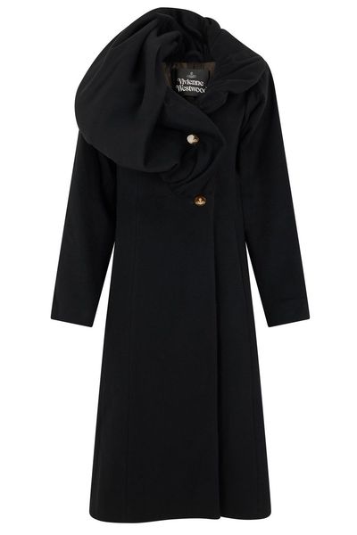 Vivienne Westwood Draped Collar Long Coat