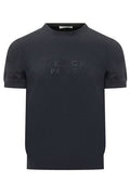 Givenchy Logo Short-Sleeve Knitted Top