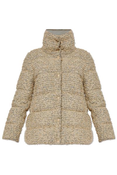 Moncler Cochelle Tweed Short Down Jacket