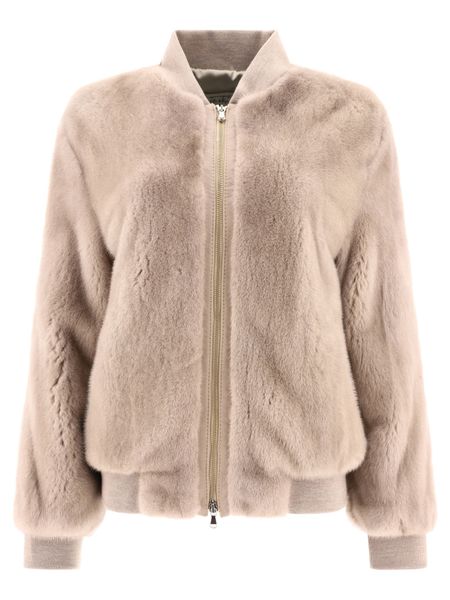 Giovi Mink Bomber Jacket
