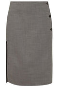 Courrèges Oblique Houndstooth Midi Skirt