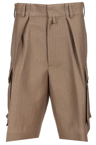 Dries Van Noten Striped Cargo Shorts