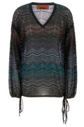 Missoni Chevron V-Neck Top