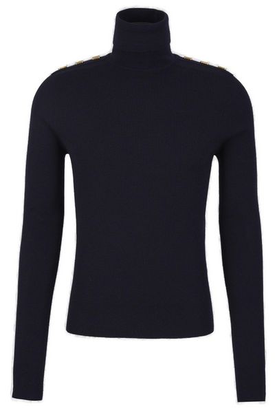 Balmain Long Sleeved Turtleneck Jumper