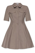 Alaïa Poplin Skater Dress
