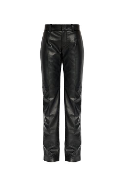 Dsquared2 Straight-Leg Leather Trousers