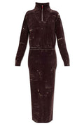 Diesel M-Marcelle Distressed Midi Dress