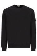 Stone Island Logo-Patch Crew Neck Sweatshirt