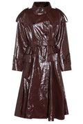 Chloé Double-Breasted Long Riding Coat