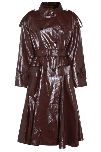 Chloé Double-Breasted Long Riding Coat