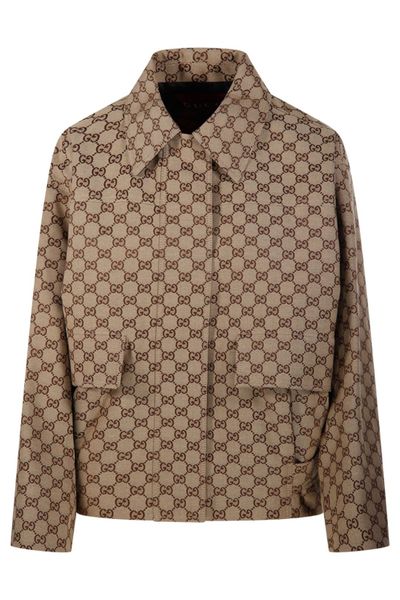 Gucci GG Monogram Bomber Jacket