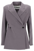 Jil Sander Gabardine Double Breasted Blazer