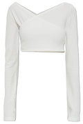 Alaïa Crepe Wrapped Top