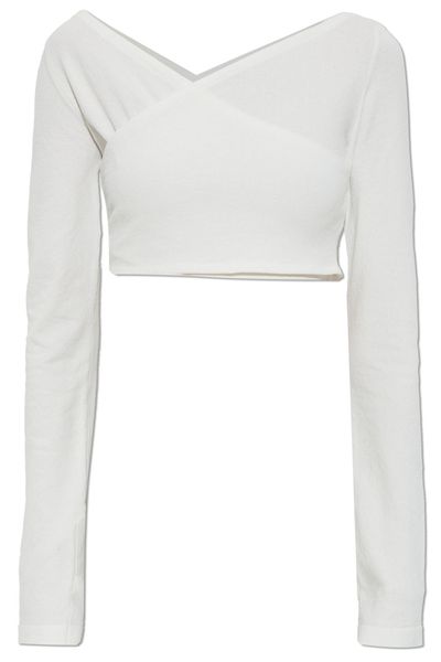 Alaïa Crepe Wrapped Top