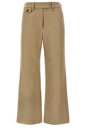 Brunello Cucinelli Embellished Cropped Chino Trousers