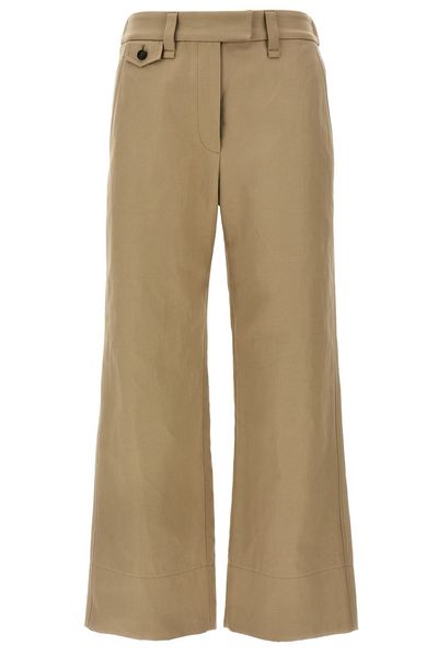Brunello Cucinelli Embellished Cropped Chino Trousers