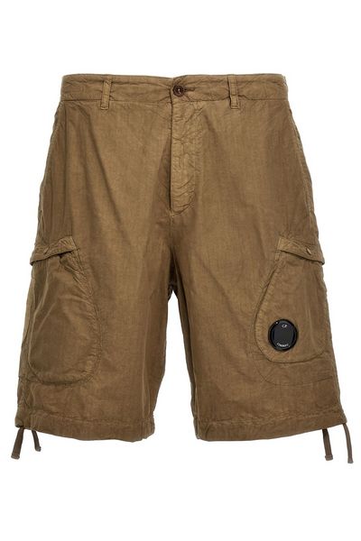 C.P. Company Logo Patch Bermuda Shorts