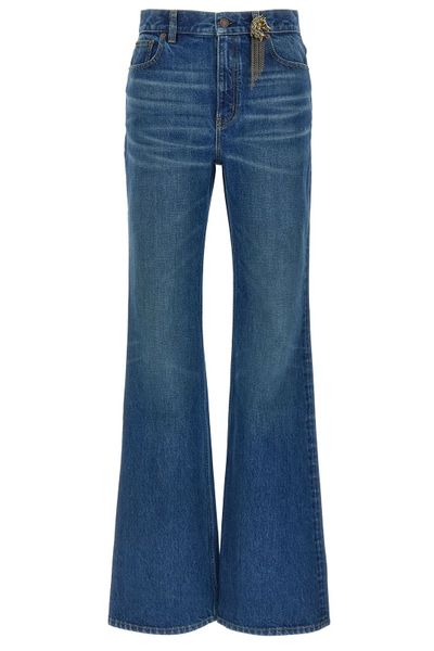 Chloé Charm High-Rise Straight-Leg Jeans