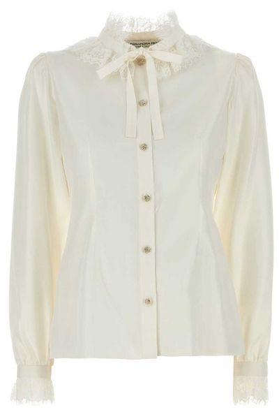 Alessandra Rich Poplin Blouse