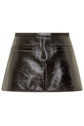 Courrèges Vinyl Trapeze Mini Skirt