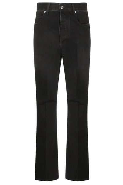 Bottega Veneta Logo Patch Flared Leg Jeans