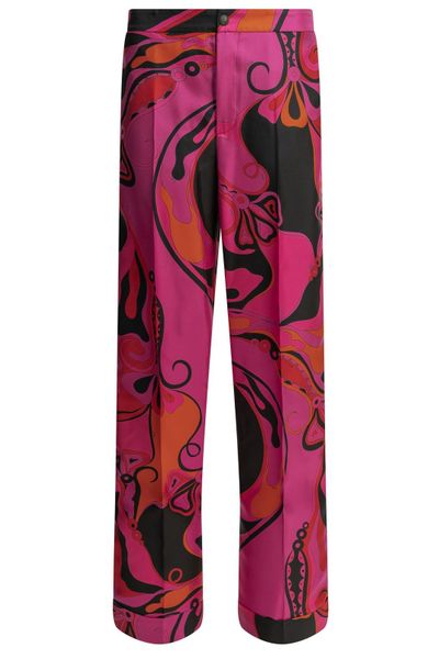 PUCCI Orchidee Printed Palazzo Pants