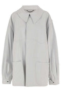 Maison Margiela Oversize-Collar Straight Hem Denim Jacket