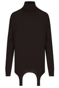 Saint Laurent Turtleneck Garter Jumper