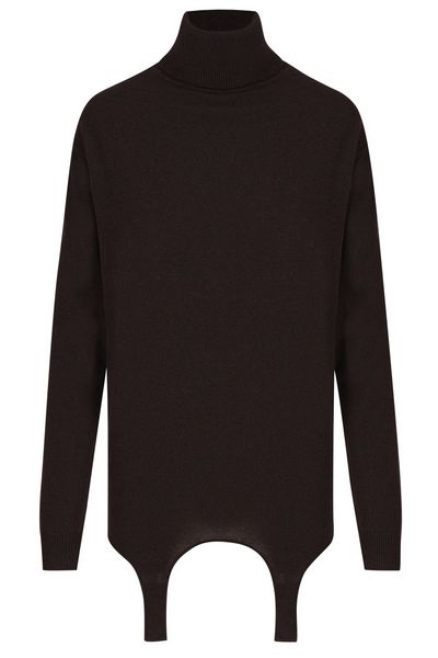 Saint Laurent Turtleneck Garter Jumper