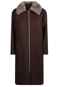 Herno Fur-Trim Zipped Coat
