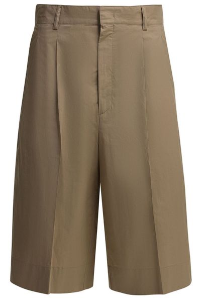 Soeur Imogen Pleated Knee-Length Shorts