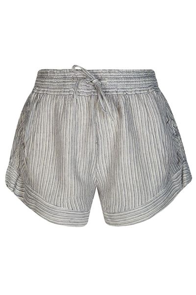 Isabel Marant Étoile Thaliany Striped Elasticated Waistband Shorts