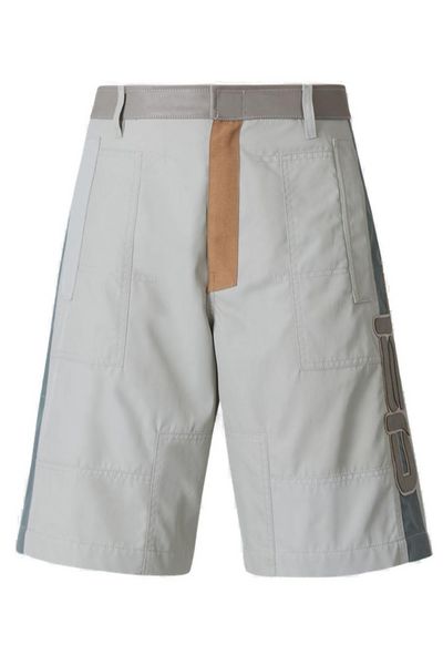 Diesel P-Saville Logo Patch Bermuda Shorts
